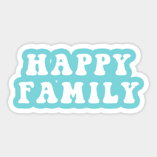 Happy Family Sticker